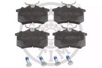 Колодки тормозные, задние