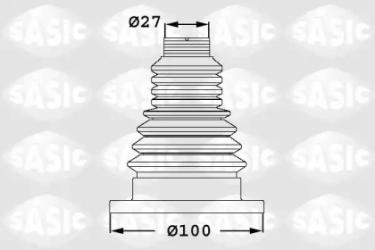 Пыльник ШРУСа переднего, внутренний