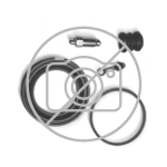 Ремкомплект суппорта, заднего ( 4 пальца, 4 пыльника, смазка )