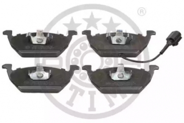Колодки тормозные, передние с датчиком