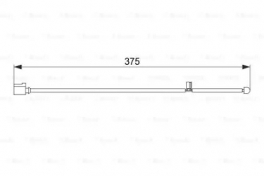 Датчик износа тормозных колодок, передний