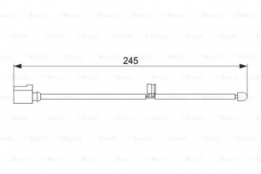 Датчик износа тормозных колодок, задний