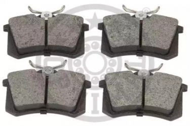 Колодки тормозные, задние