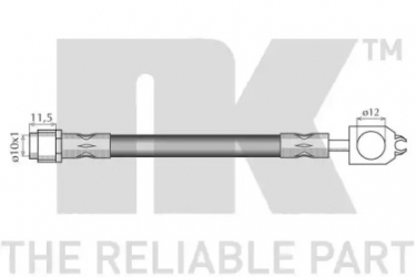 Шланг тормозной, задний