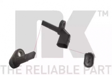 Датчик АБС, пер. прав, задн. лев.