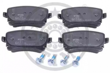 Колодки тормозные, задние