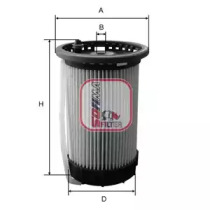Фильтр топливный (корпус фильтра с датчиком уровня воды)