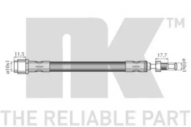 Шланг торомзной, передний