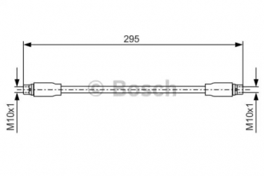 Шланг торомзной, передний